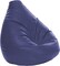 Luxe Decora PVC Bean Bag With Filling, 90x80x80cm (Navy Blue)