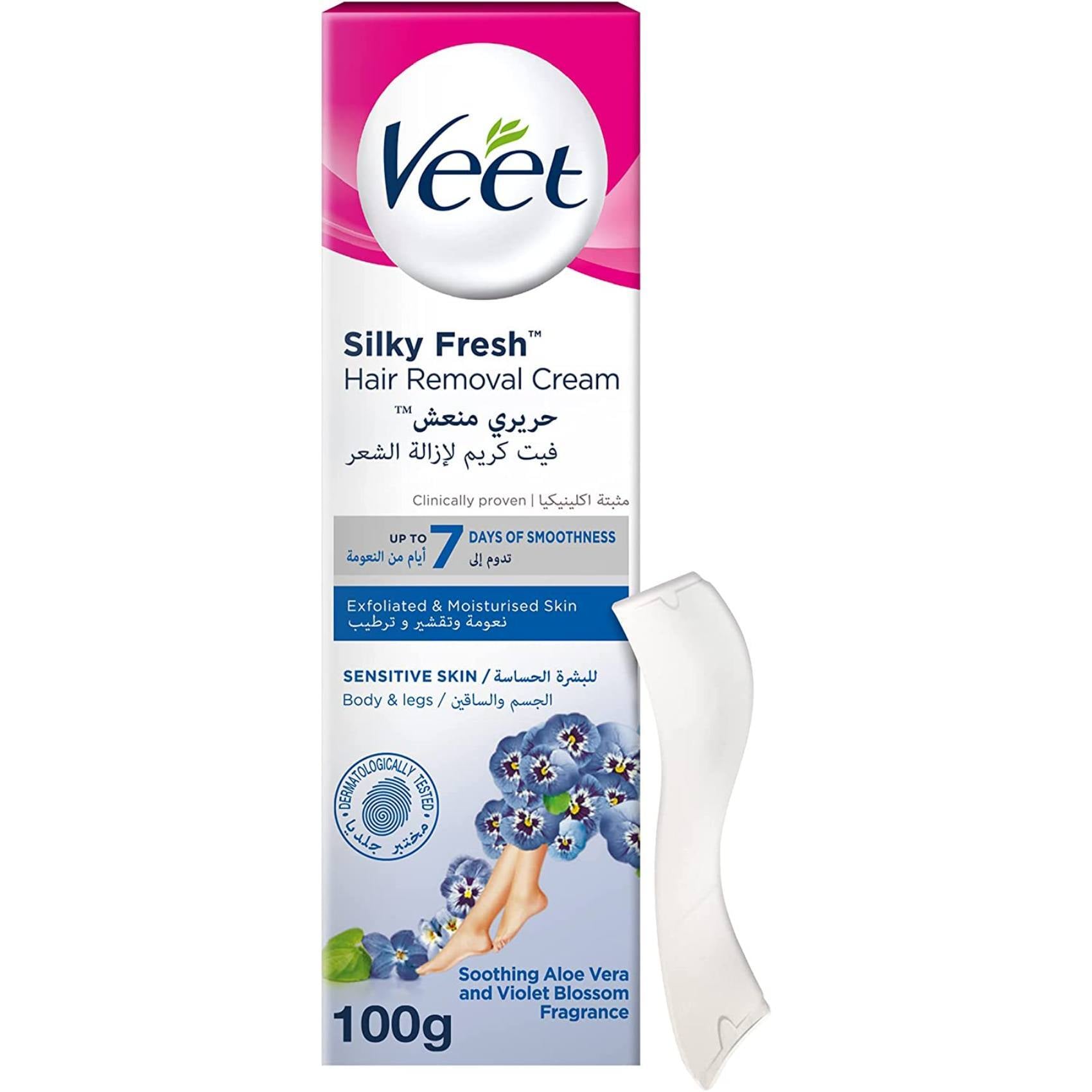Buy Veet Hair Removal Cream For Sensitive Skin 100g Online - Shop Beauty &  Personal Care on Carrefour UAE