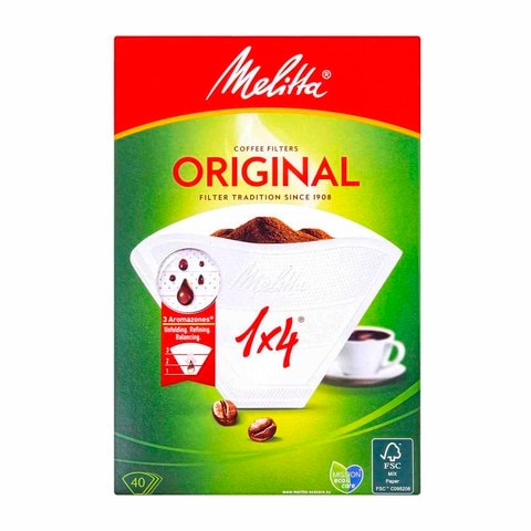 اشتري قهوة ميليتا مفلترة 4في1، اصلي - 40 فتلة في مصر