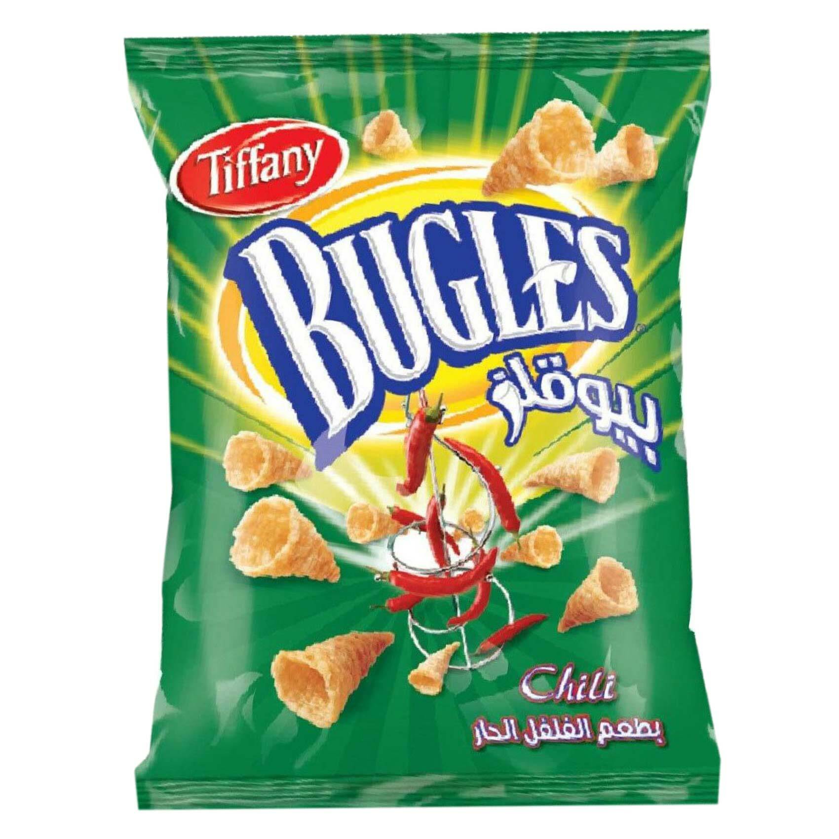 Buy Tiffany Bugles Chili Potato Chips 13g × Pack of 22 Online Shop
