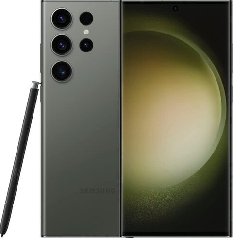 Samsung Galaxy S23 Ultra Dual SIM, 12GB RAM, 256GB, 5G, Green, (UAE/TRA Version)
