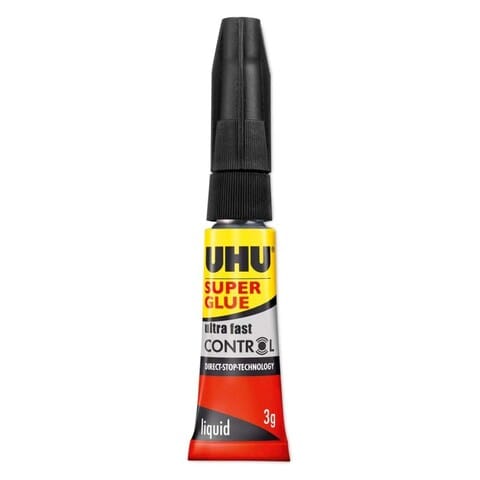 UHU Super Glue Ultra Fast Control Multicolour 3g