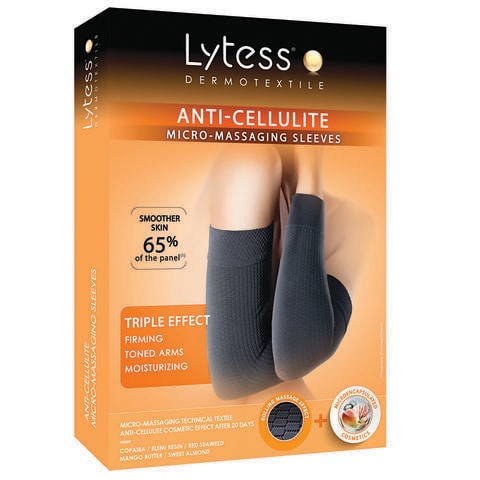 Lytess Anti-Cellulite Micro-Massaging Sleeves, Black,TU