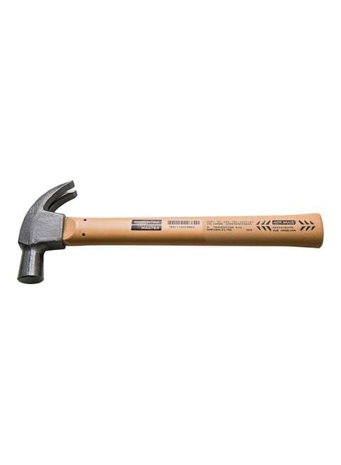 Tramontina Wooden Handle Claw Hammer, Brown/Grey