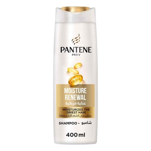 Buy Pantene Pro-V Moisture Renewal Shampoo Moisturizes the Driest Hair 400ml in Saudi Arabia