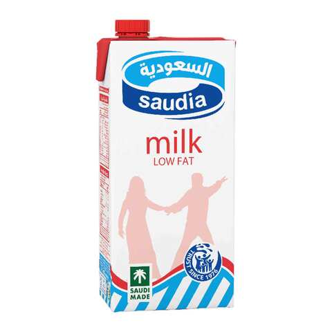 Saudia Long Life Low Fat Milk 2l