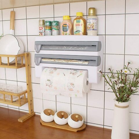 Generic Adhesive Toilet Paper Holder with Shelf Wall Mounted