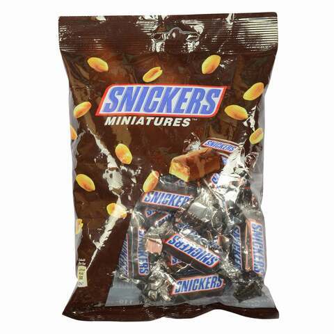 Snickers Peanut Flavour Miniatures Chocolate 150g price in Kuwait ...