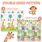 Sky-Touch Children Play Mat, Baby Crawling Mat Double, Sided Waterproof Kids Playing Gym Mats Ideal Gift For Baby Gift 79&quot; X71&quot; Extra Large (Color Animal Paradise)