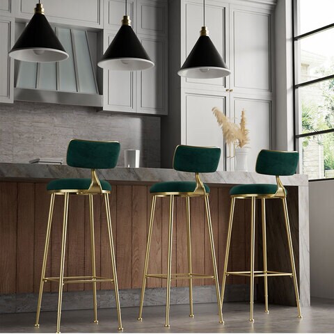 Emerald green 2024 bar stools