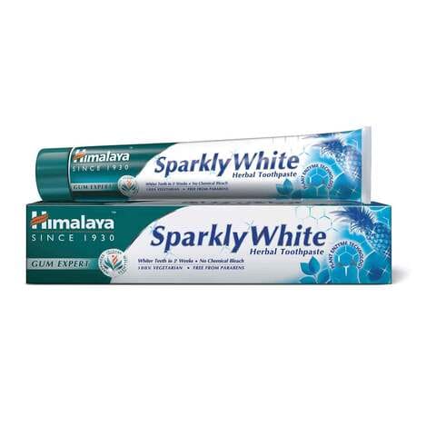 Buy Himalaya herbals sparkly white herbal toothpaste, 100 ml in Saudi Arabia