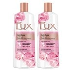 Buy Lux Soft Rose Delicate Fragrance Body Wash White 250ml Pack of 2 in UAE