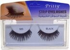 Buy Pritty Eyelashes - Strip, Black 103 - 1 Pc in Saudi Arabia