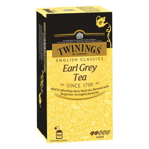Twinings Earl Grey Loose Tea 100 Tea Bags