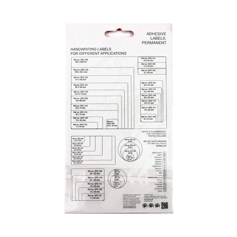 Tanex Labels Round 19 MM Assorted