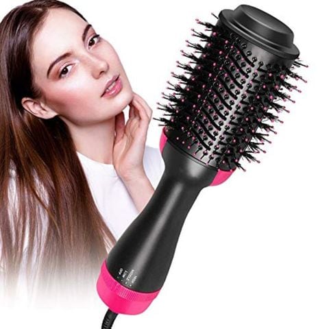 Drying straightening outlet brush