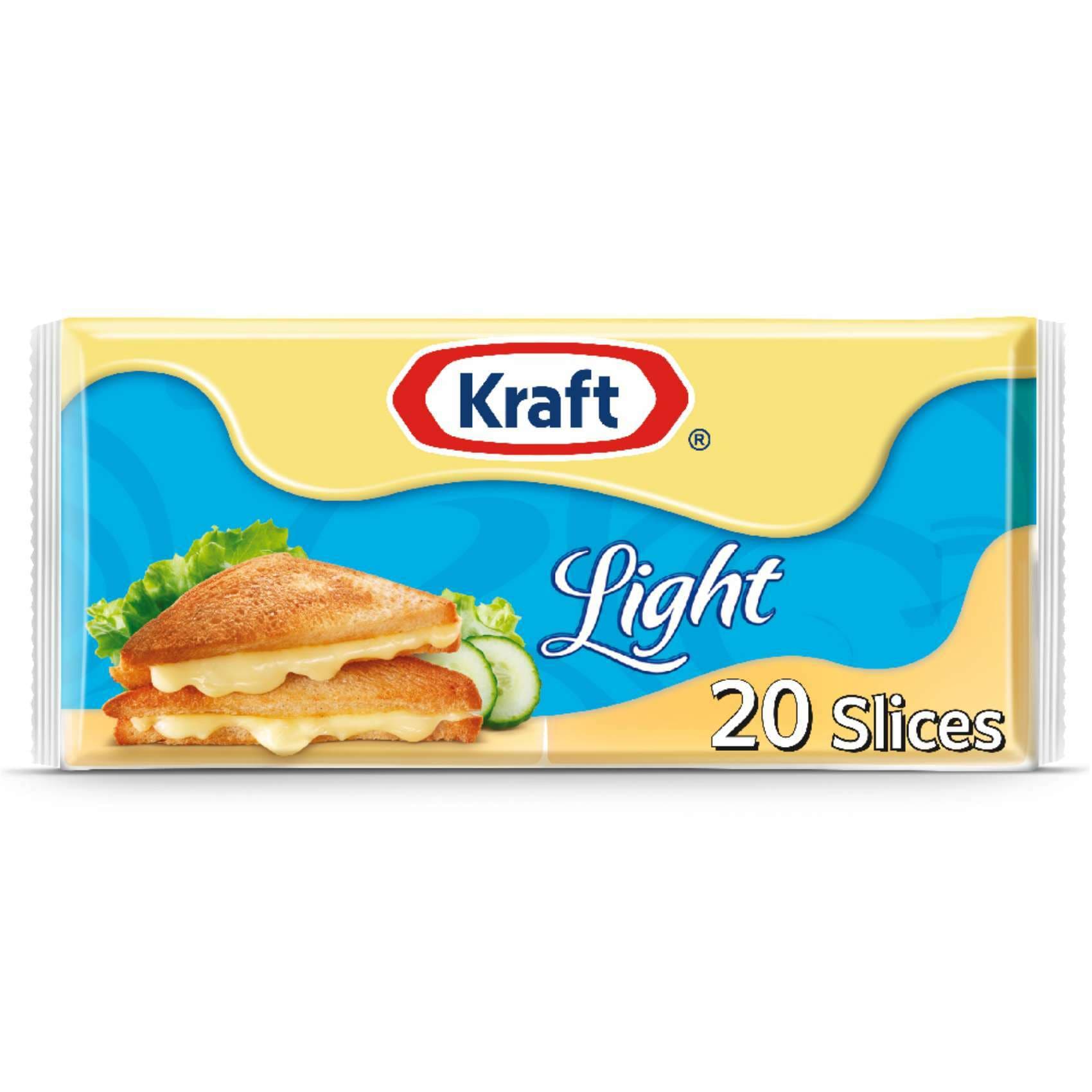 Buy Kraft Light Cheese Slices 400g Online Shop Fresh Food On Carrefour Uae