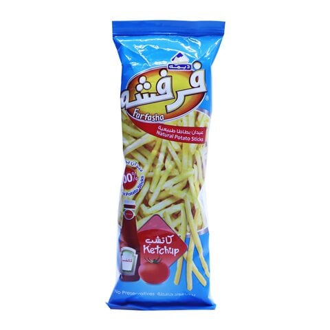 Buy Farfasha Ketchup Potato Stick 15g in Saudi Arabia