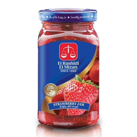 El Rashidi El Mizan Strawberry Jam jar - 700 grams