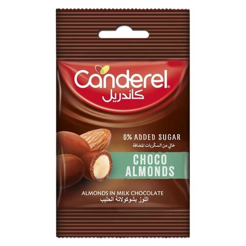 Canderel Choco Almonds Milk Chocolate Bar 40g