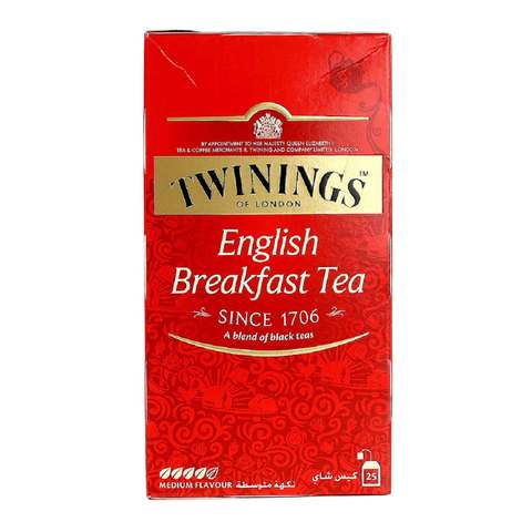 التوأمة (تويننجز) شاي إنجليزي أسود 25 كيس