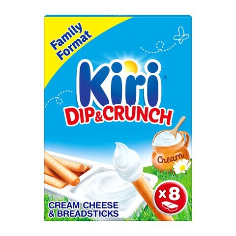 Kiri Dip &amp; Crunch Cream Cheese and Breadstick Snack 280g