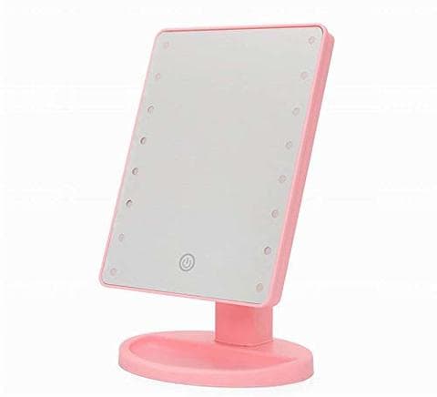 Generic Double-Sided LED Makeup Mirror White 17cm