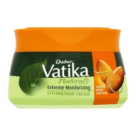 Dabur Vatika Naturals Extreme Moisturizing Styling Hair Cream Green 140ml