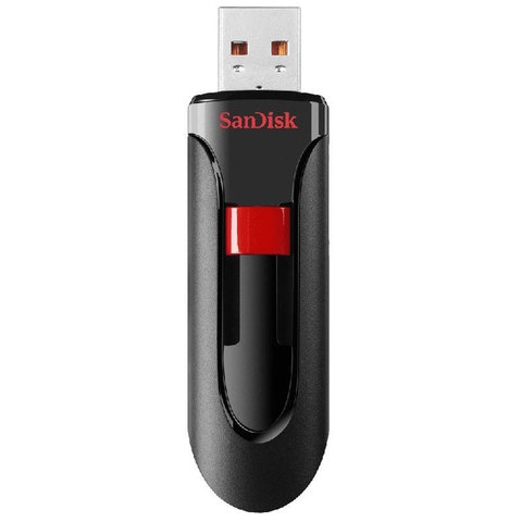 سانديسك كروزر غلايد فلاش درايف 3.0 USB بسعة 64 غيغابايت - أسود