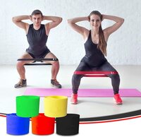 Sky-Touch 5Pcs/Set Resistance Band Fitness 6Levels Latex Gym Strength Training Rubber Loops Bands Fitness Crossfit Equipment Yoga Exercise In 5 Colors
