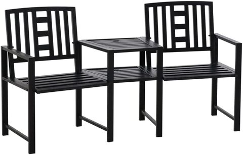 2 seater metal garden deals furniture sets