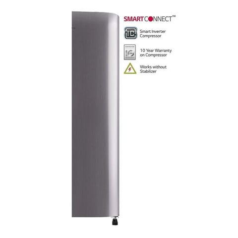 LG Single Door Refrigerator GR231ALLB 190 Littre Grey (Plus Extra Supplier&#39;s Delivery Charge Outside Doha)