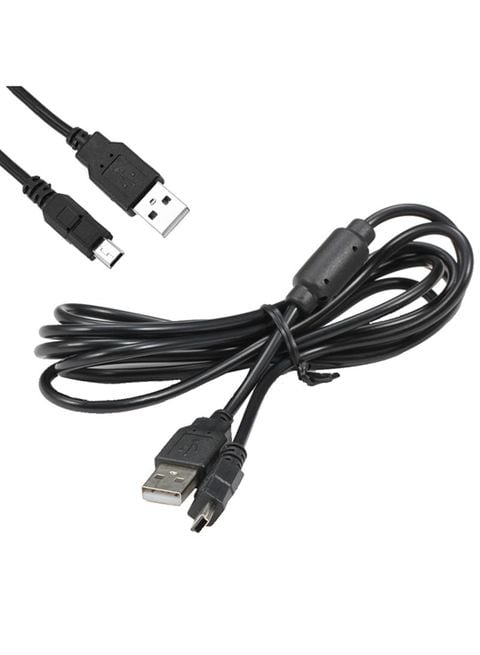 Generic - USB Charging Cable For Playstation 3 Wireless Controllers With Ring Standard Black