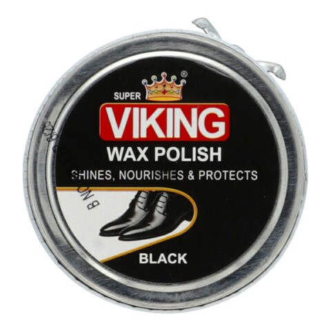 Super Viking Wax Polish Black 45 ml
