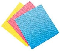 OKS Super Absorbent Cellulose Cloth Sponge/Wipes, Kitchen Cleaning Accessory 18x20cm (Assorted &amp; Multi-Purpose Use) (Pack of 3 Units).