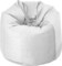 Luxe Decora Soft Suede Velvet Bean Bag With Filling (XL, White)