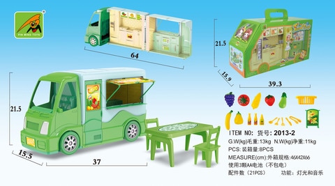 Pin Toys - Vegetable Food Truck
