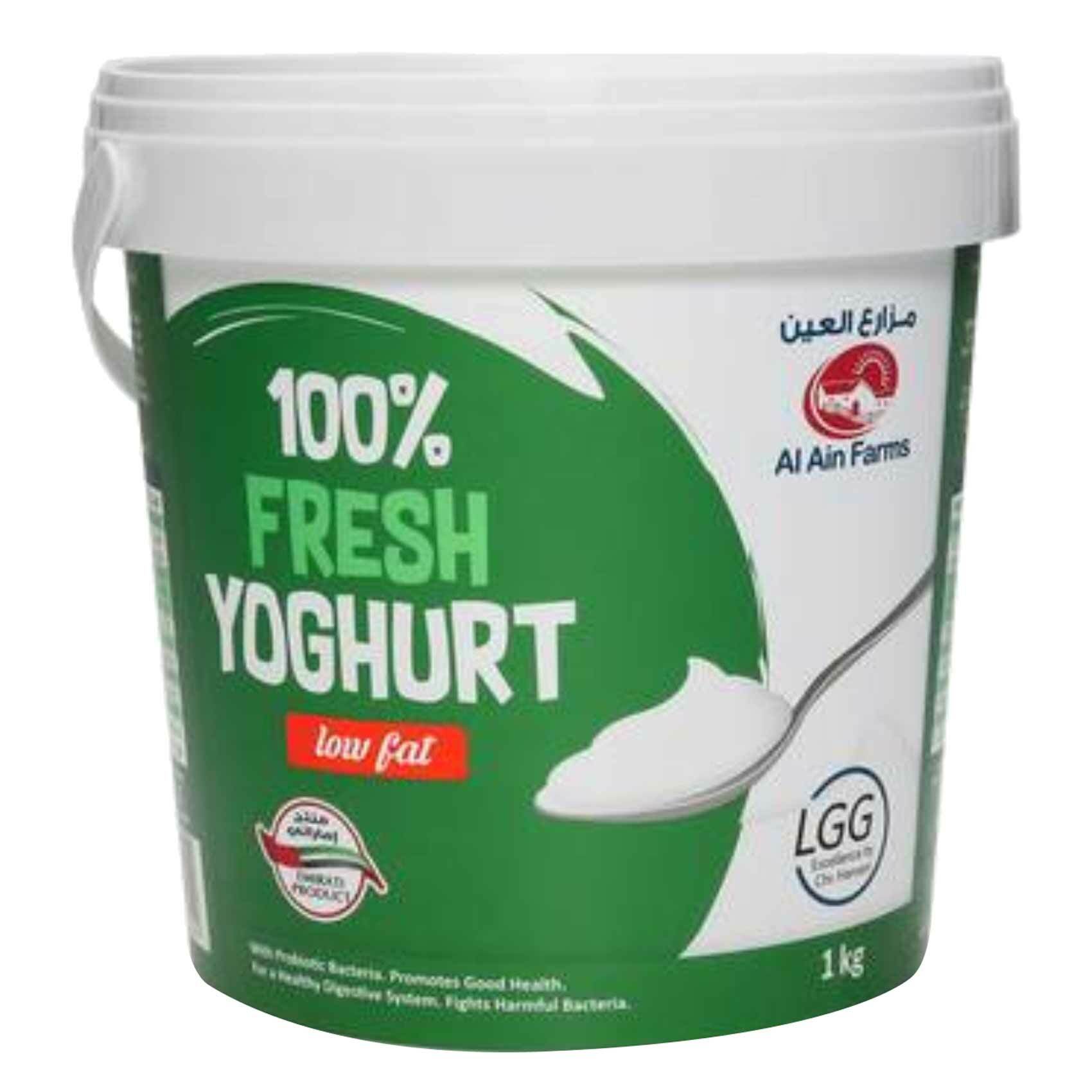 Buy Al Ain Low Fat Fresh Yoghurt 1kg Online Shop Fresh Food on