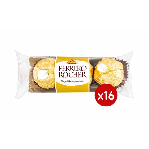 Buy Ferrero Rocher Chocolate Rocks - grams - 3 Count 16 Pieces - Shop Food Cupboard on Carrefour Egypt
