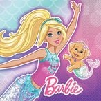 Buy Amscan Barbie Mermaid Beverage Napkins in UAE