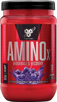 Bsn Amino X Muscle Recovery &amp; Endurance Powder With Bcaas, 10 Grams Of Amino Acids, Keto Friendly, Caffeine Free, Flavor: Grape, 30 Servings (Packaging May Vary)