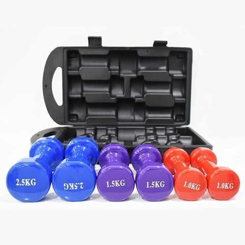 Buy York Adult Exercise Dumbbell Multi Color York Dumbbells 10Kg