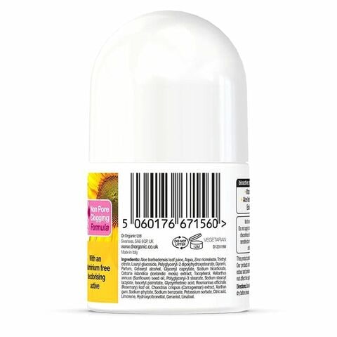 Dr.Organic Bioactive Skincare Organic Vitamin E Deodorant Clear 50ml