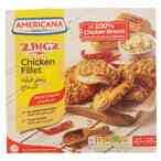 Buy Americana Quality Zing Hot And Crispy Chicken Fillets 420g in Kuwait