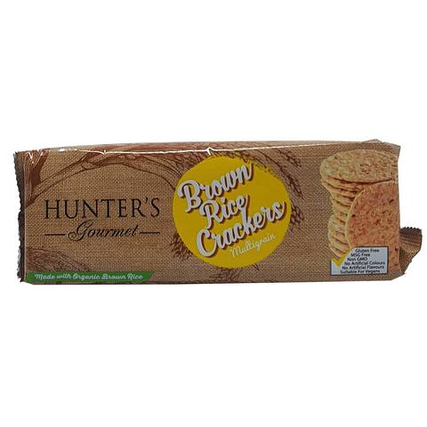 Hunter&#39;s&nbsp;Gourmet Brown Rice Crackers Multigrain 100g