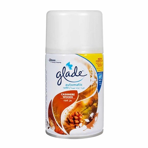 Glade Automatic Refill Air Freshener with Cashmere Woods Scent - 269ml