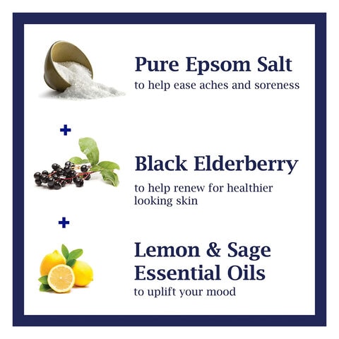 Dr. Teal&#39;s Pure Epsom Salt Soak Black Elderberry With Vitamin D 1. 36kg