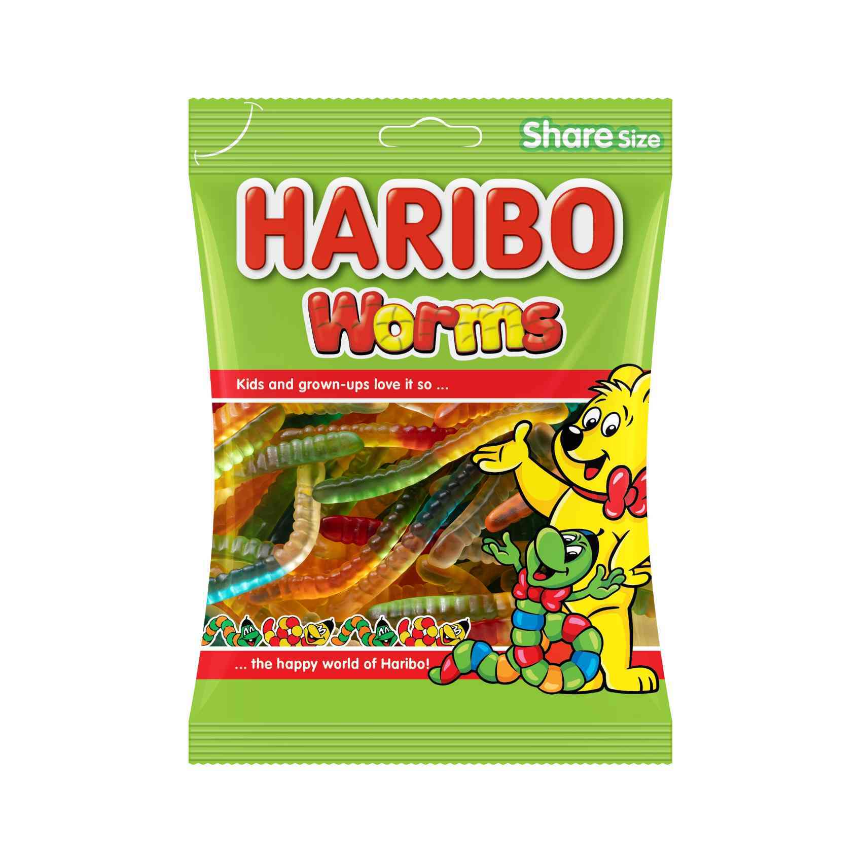 Buy Haribo Worms 80g Online Shop Food Cupboard on Carrefour UAE