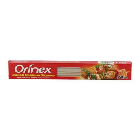 Orinex bambo skewer flat 24 pieces