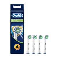 Oral-B Cross Action Electric Toothbrush Head White 4 PCS